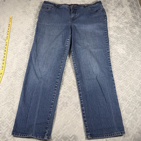 Gloria Vanderbilt Denim - Gloria Vanderbilt Amanda Jeans Women's 18W Classic High Rise Straight Leg Medium